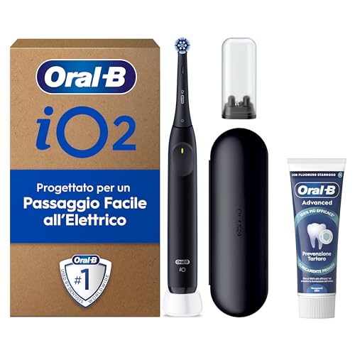 Oral-B iO 2 Spazzolino Elettrico con Custodia e Dentifrico