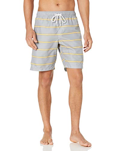 Amazon Essentials Shorts da Bagno da 23cm con Fodera Interna in rete, Tasche, Chiusura con Coulisse Uomo