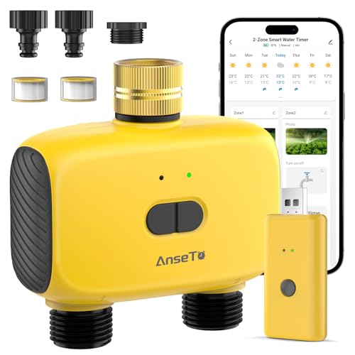 AnseTo Computer Irrigazione WiFi 2 Uscite Programmabili