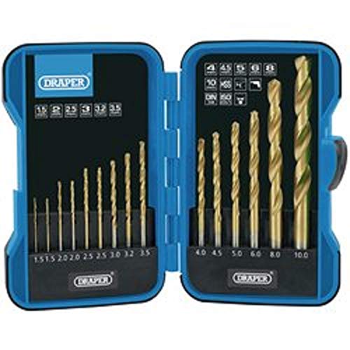 Draper 18549 Set 15 punte da trapano HSS