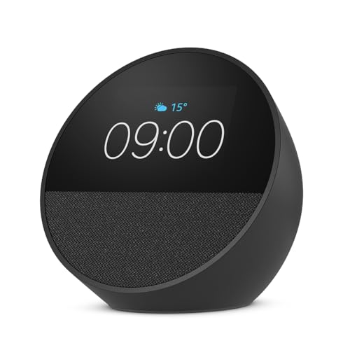 Amazon Echo Spot (modello 2024) | Sveglia intelligente con audio di qualità