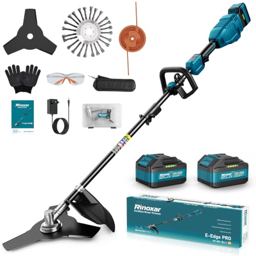 Decespugliatore a Batteria 26 cm Brushless, 2x5200mAh, Asta Regolabile