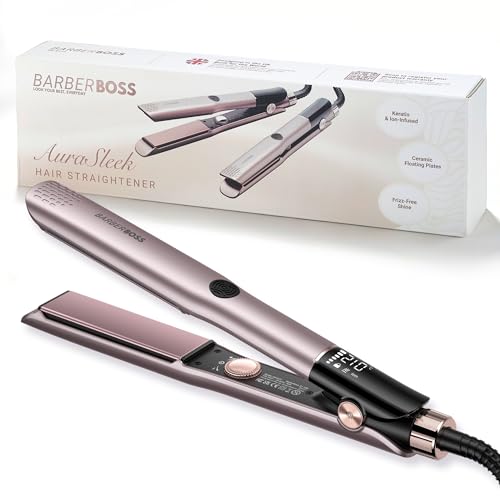 BarberBoss Piastra per capelli QR-8412 Rosa