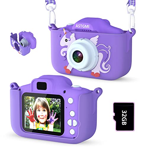 ASTGMI per bambini, per bambini, fotocamera mini fotocamera per videocamera ragazze ragazzi