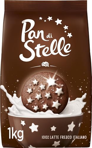 Pan di Stelle Biscotti Frollini con Cacao e Cioccolato, 1 Kg