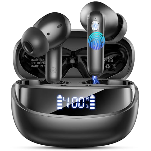 Cuffie Bluetooth 5.4, Auricolari Bluetooth HiFi Con 50 Ore Cuffie