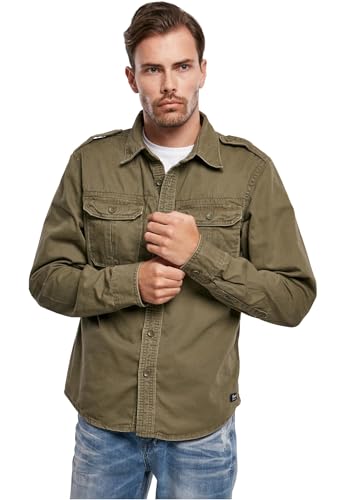 Brandit Vintage Shirt Long Sleeve, Color: