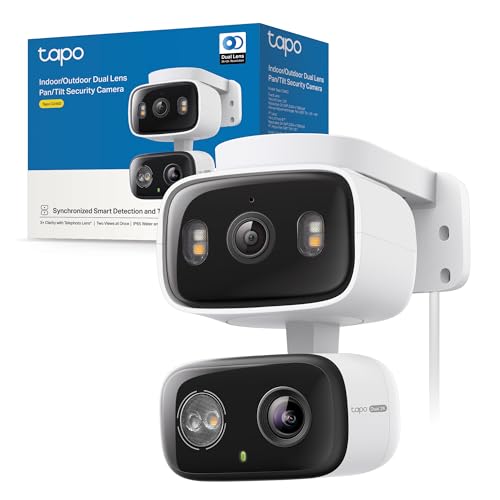 Tapo C246D Telecamera WiFi Esterno Doppio Obiettivo 2K 360° Pan/Tilt