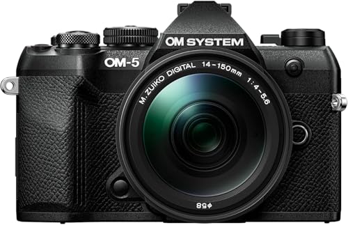 OM SYSTEM OM-5 Mark II Fotocamera Micro Quattro Terzi con obiettivo M.Zuiko Digital ED 14-150mm II