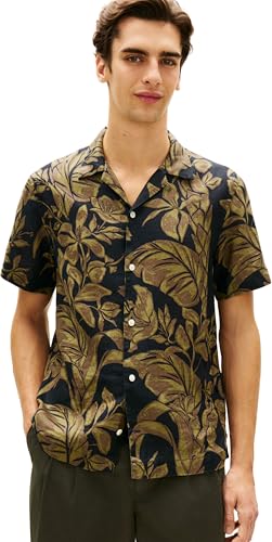 Camicia Uomo Tommy Hilfiger Linen Vacation Shirt con Stampa a Fiori