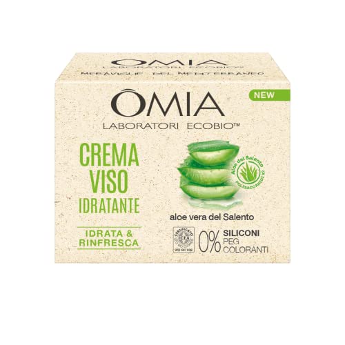 Omia Crema Viso Idratante all'Aloe Vera del Salento 50 ml