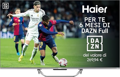 Haier QLED 50" Smart TV 4K UHD con Google TV
