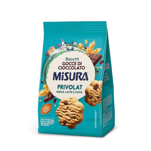 Privolat Biscotti Gocce di Cioccolato, Senza Latte e Uova