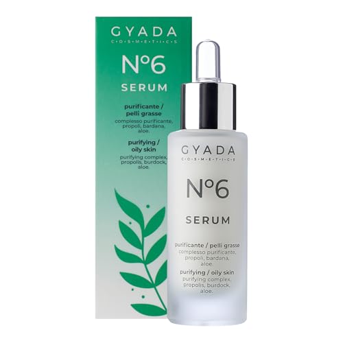 GYADA COSMETICS Siero Viso N.6 Purificante per Pelli Grasse e Acneiche, 30 ml