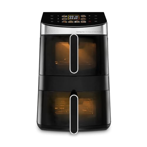 Ufesa Flamingo Duo Friggitrice ad Aria Doppia Vasca 11,5L