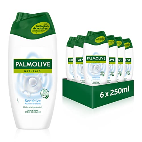 Palmolive Naturals Sensitive Gel Doccia con Latte Idratante 6x250 ml