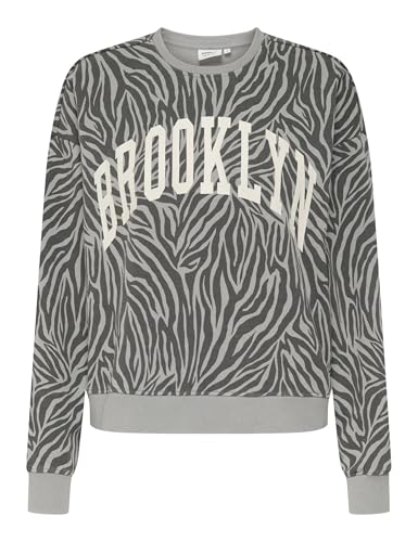 Only Onlleo Pullover Felpa Girocollo Donna