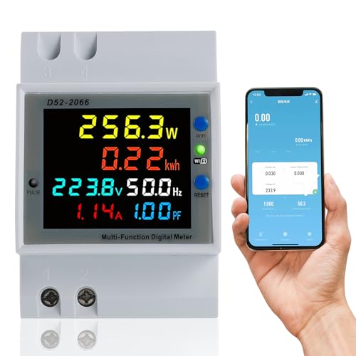 BOSYTRO Contatore di Energia Monofase 6 in 1