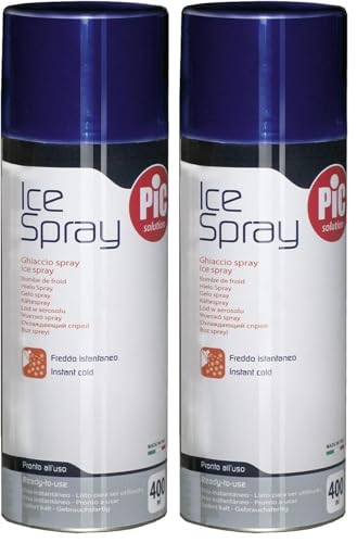 Pic Solution Ghiaccio Spray 400 ml, Confezione da 2