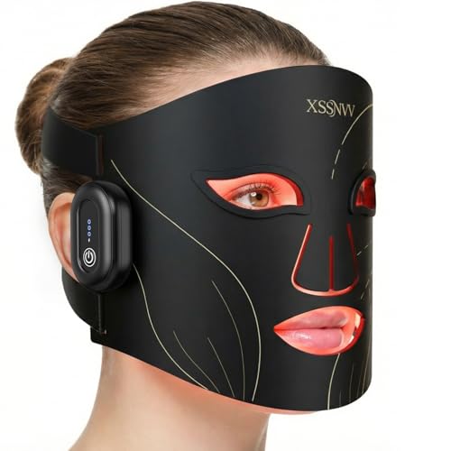 XSSNVV Maschera LED NVV03 con Luce Rossa e Infrarossi
