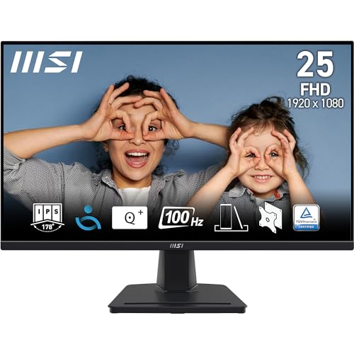 MSI PRO MP252 Monitor 24.5" FHD IPS 100Hz