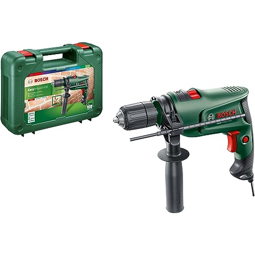 Bosch Home and Garden Bosch Trapano Elettrico a Percussione EasyImpact W, in Valigetta), Verde, 1/2 pollice