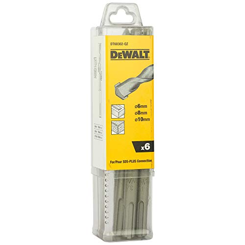 DEWALT DT60302-QZ Set 6 punte SDS-Plus 6-10 mm