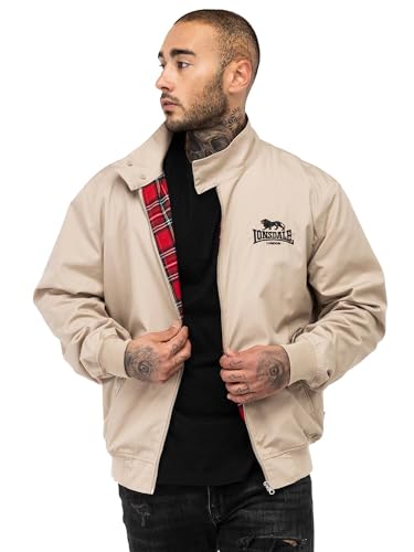Lonsdale Giacca Uomo Slim Fit Cotone e Poliestere