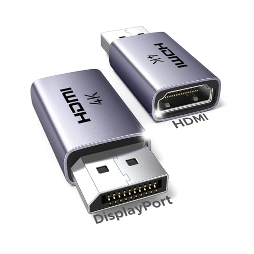 UGREEN Adattatore DisplayPort a HDMI Unidirezionale 4K 30Hz 2 Pezzi