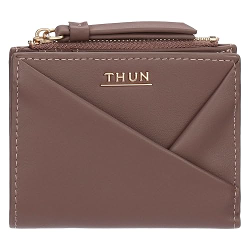 THUN - Portamonete con incrocio - ecopelle - Collezione Sempre con me - 11 x 2 x 9 cm