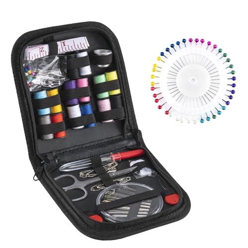 Set da cucito 108 pezzi con 14 bobine filo