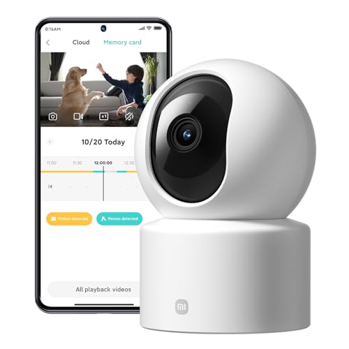 XIAOMI C301 Telecamera WiFi Interno 2K 3MP con Panorama 360°