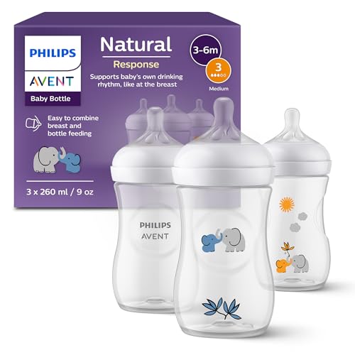 Philips Avent Natural Response set 3 biberon 260ml T3 1m+