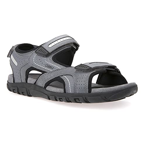 Geox Uomo Sandal Strada D Sandali Grigio Stone Lt Grey