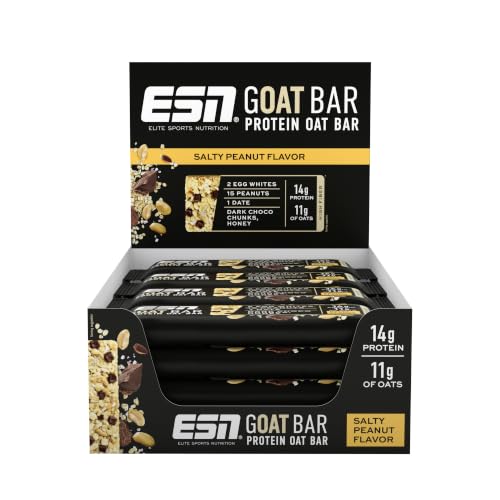 ESN GOAT Bar, barretta proteica all'avena, 12 x 55 g