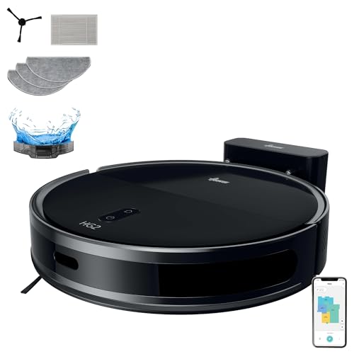 Hoover HG2 Robot Aspirapolvere e Lavapavimenti Hydro Ultra-Sottile