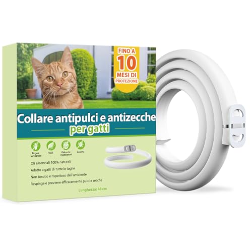 Collare Antiparassitario Gatti Oli Essenziali Naturali