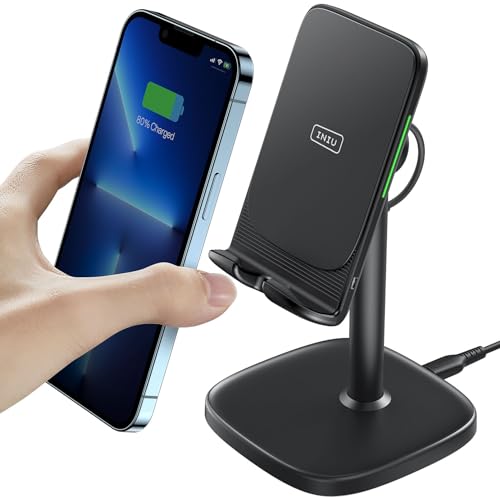 INIU Caricatore Wireless Phone Stand 15W Certificato Qi