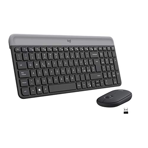 Logitech MK470 Kit Mouse e Tastiera Wireless Silenzioso