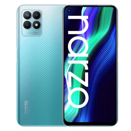 realme Narzo 50 4+128GB Smartphone Gaming Helio G96, Speed Blue