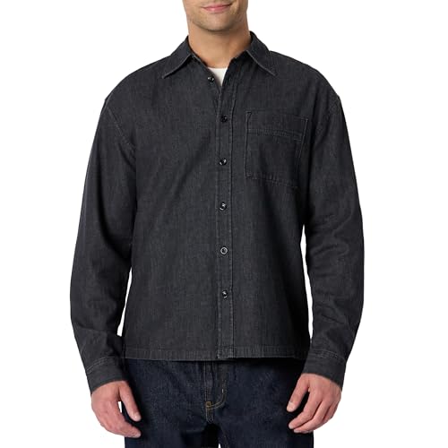 Amazon Essentials Camicia Button Down in Denim Uomo
