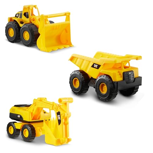 CatToysOfficial Caterpillar Mini Crew 3 Pezzi Veicolo da Costruzione