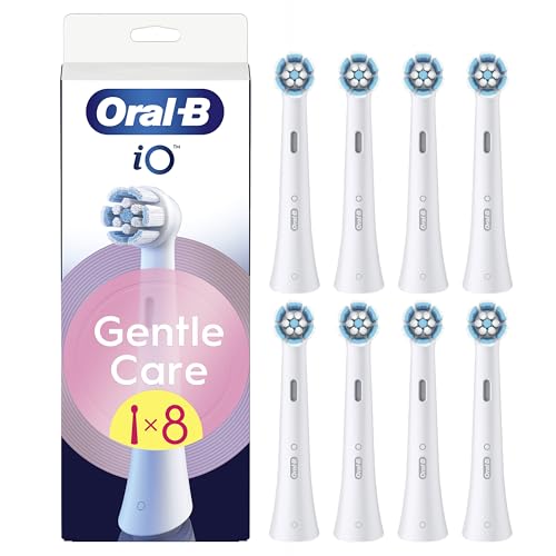 Oral-B iO Gentle Care Testine Ricambio, 8 Pezzi
