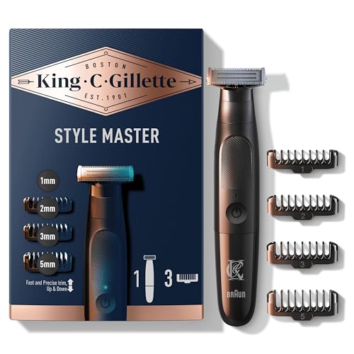 King C. Gillette Style Master Rasoio Elettrico Barba Impermeabile