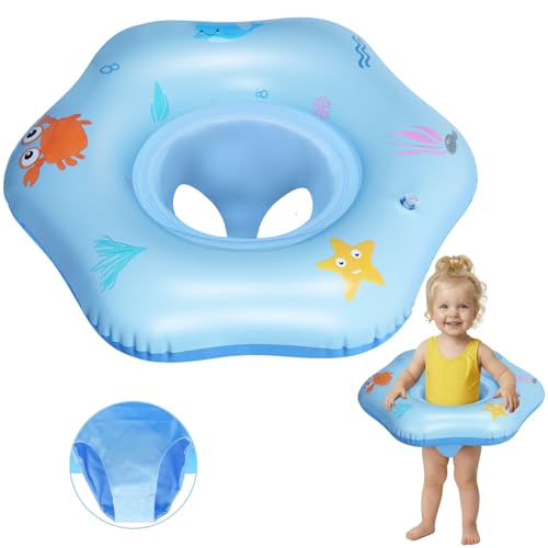 Olycism Seggiolino da piscina per bambino Anello di nuoto per bambini Anello di nuoto galleggiante Boa Sedile Gonfiabile per il bambino per 6 Mesi-3 Anni