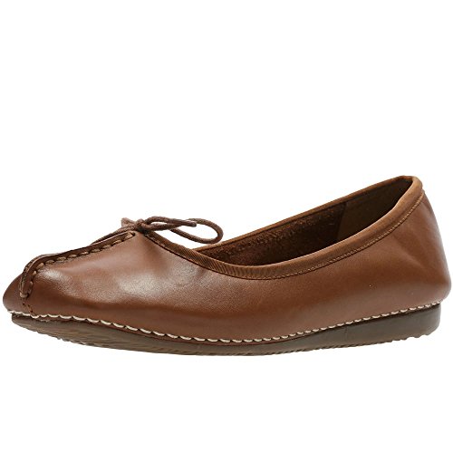 Clarks Freckle Ice Ballerine Donna Pelle Marrone