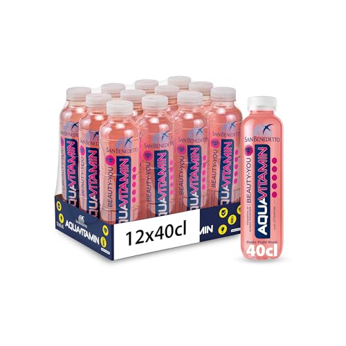 San Benedetto Aquavitamin Gusto Bevanda con alto contenuto di Vitamina C, Vitamine in Acqua Minerale