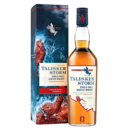 Talisker Storm Single Malt Scotch Whisky con Astuccio, 700 ml