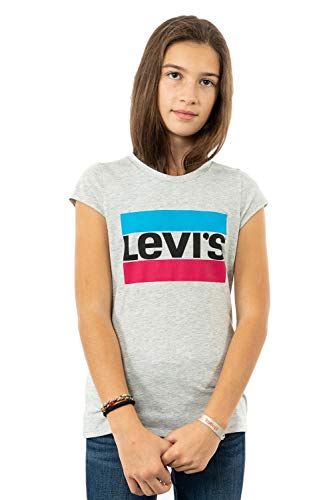 Levi's LVG Sportswear Logo Tee Bambine Grigio Heather