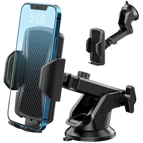 Hoppac Porta Cellulare Auto con Rotazione 360° e Rilascio Rapido